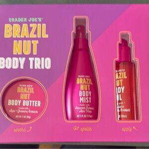 LIMITED EDITION!! Trader Joe’s Brazil Nut Body Trio Set